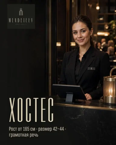 Вакансия хостес в Mendeleev. Bar & Music и Ресторан OSHI - Пассивный доход в Москва