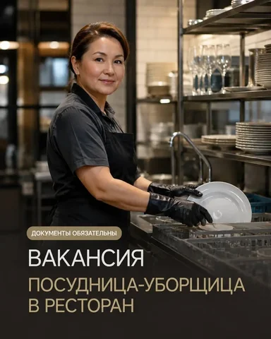 Вакансия посудницы-уборщицы в ресторан - Консьерж в Москва