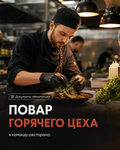Повар горячего цеха - Вакансия в Москва