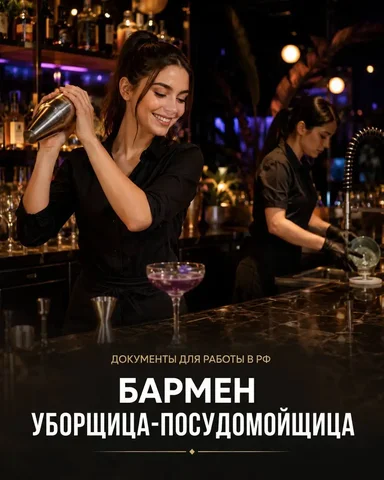 Вакансии бармен и уборщица-посудомойщица в HEAVEN BAR - Вакансия в Москва
