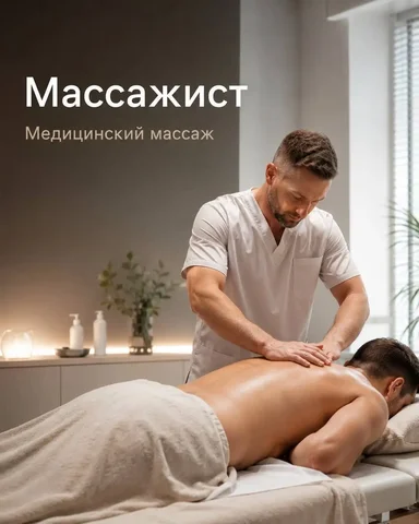Массажист в частную клинику - Повар, кассир в Москва
