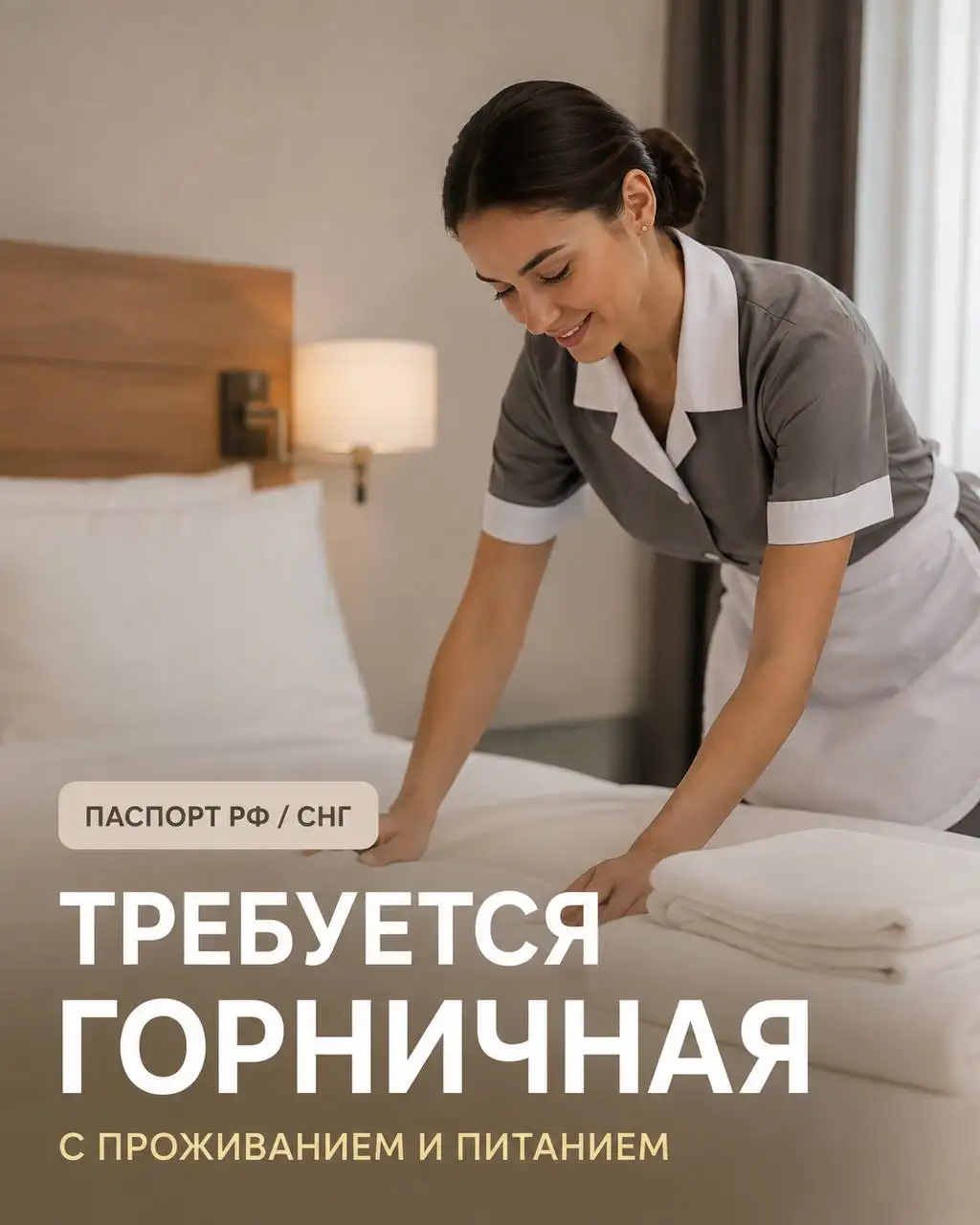 Горничная на базу отдыха - Гостиничный бизнес (Работа) в Москва
