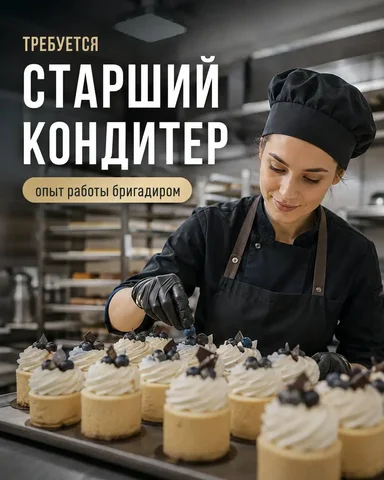 Старший кондитер/бригадир в Мытищах - Производство в Мытищи