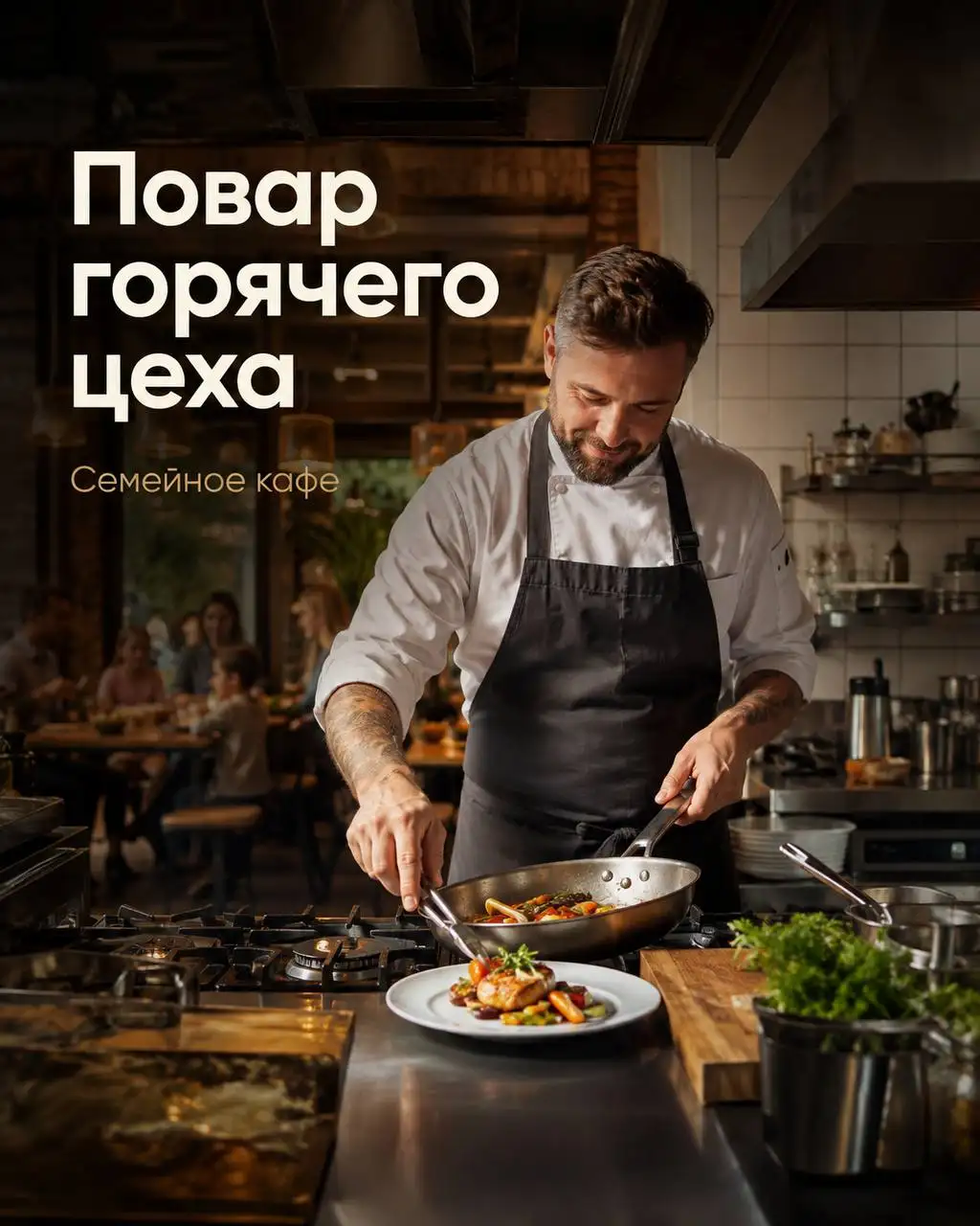 Повар горячего цеха в Москве - Рестораны (Работа) в Москва