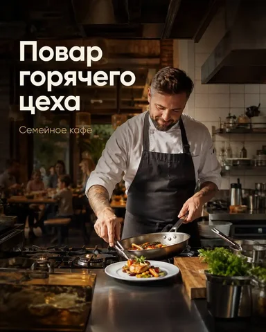 Повар горячего цеха в Москве - Рестораны в Москва