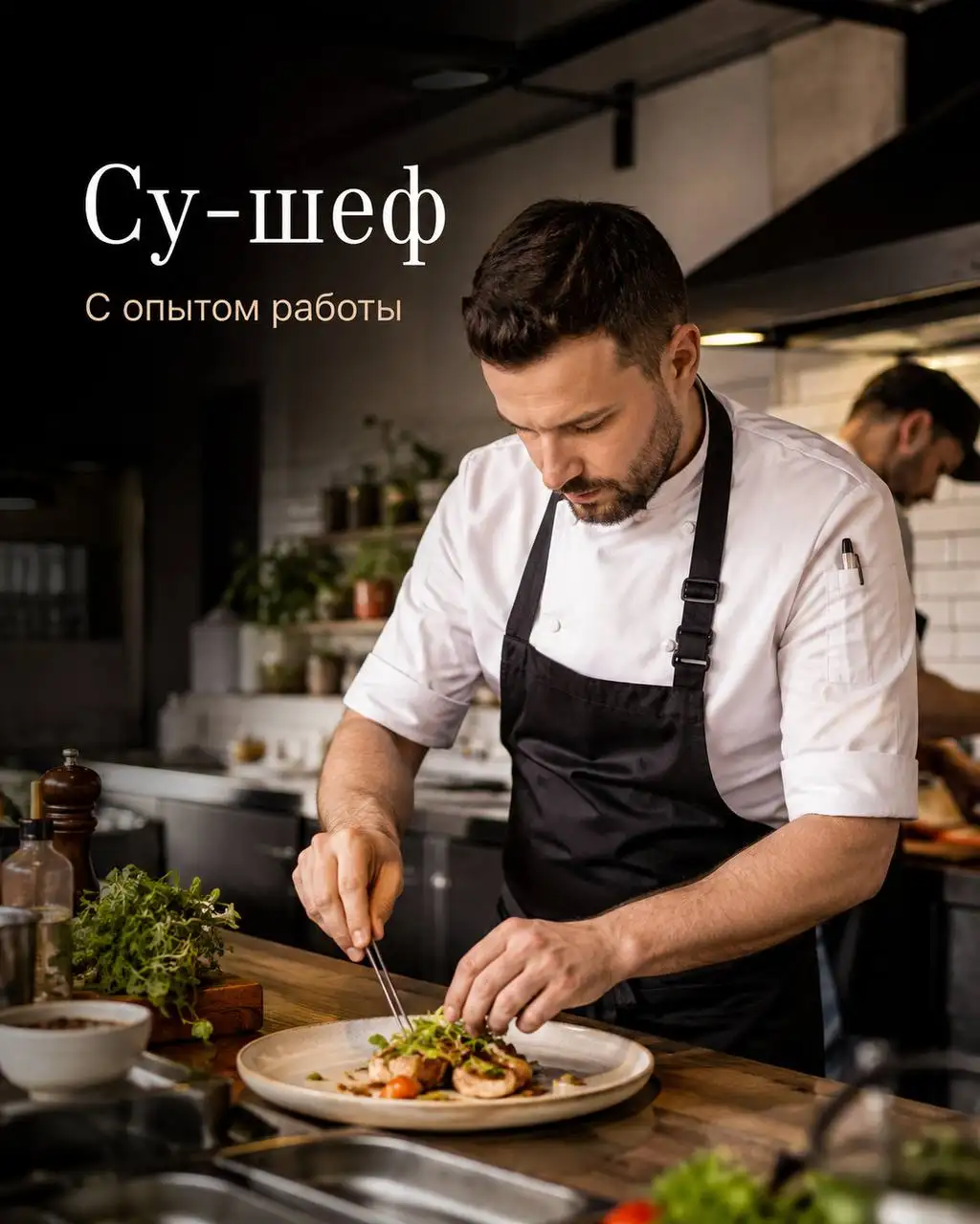 СУ-ШЕФ в ресторан - Работа в Москва