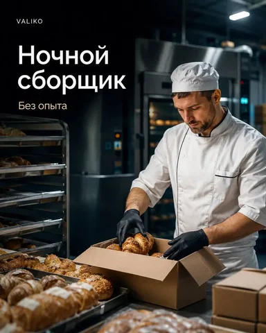 Ночной сборщик (упаковка и фасовка) - Кассир в Москва