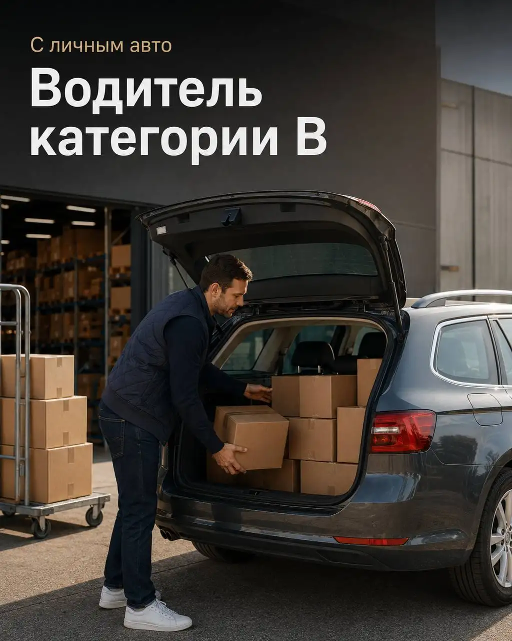Водитель категории B с личным авто - Водители (Работа) в Москва
