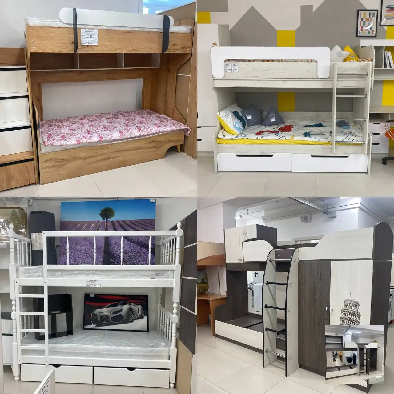 Двухъярусная кровать для детской комнаты