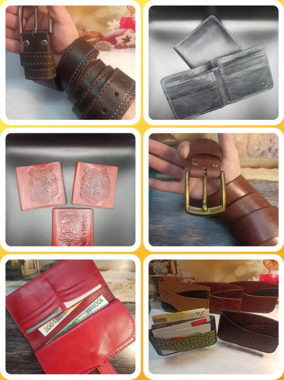 Изделия из кожи ручной работы