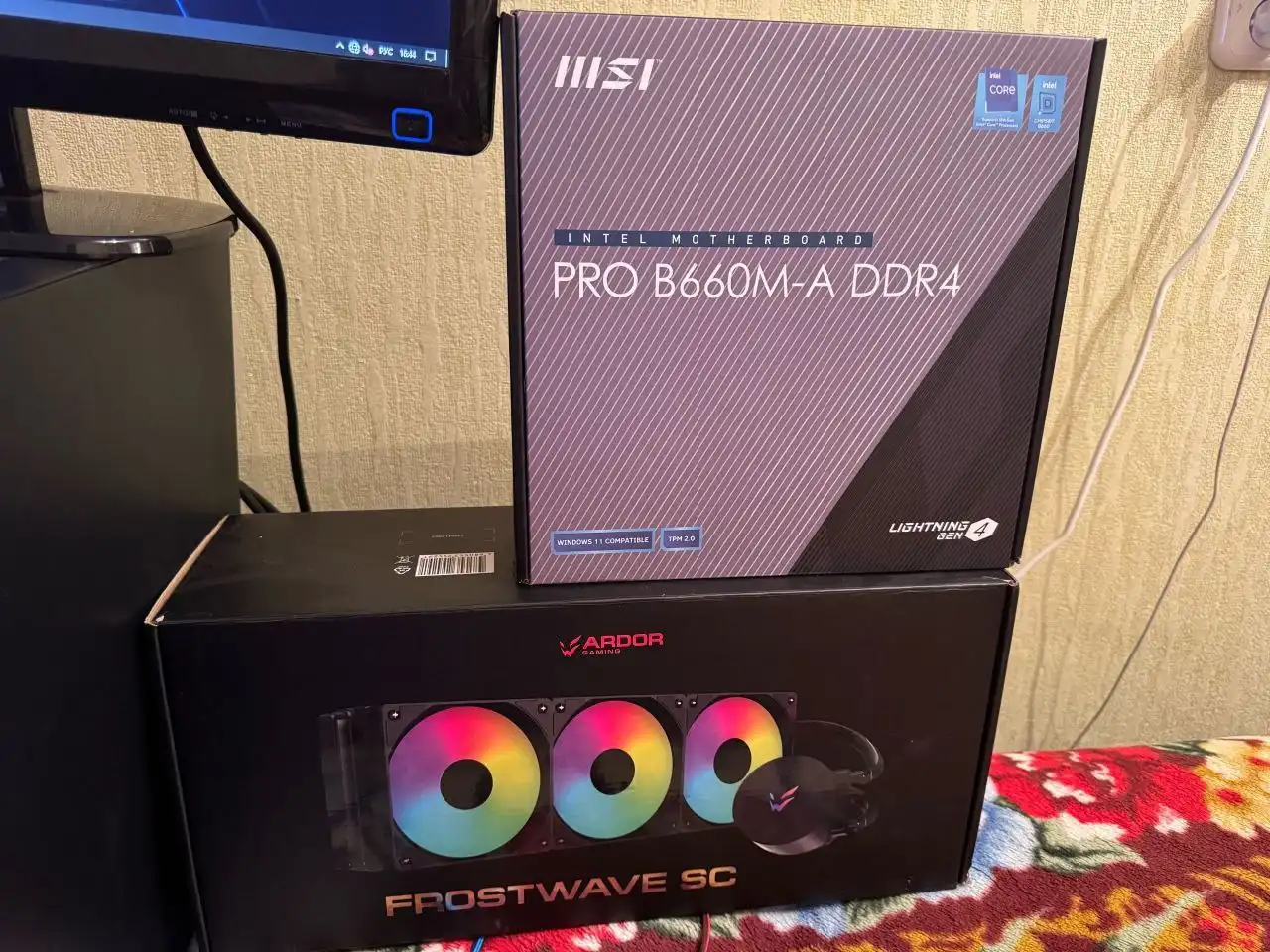 Компьютер с процессором i5 12400f и видеокартой Сапфир RX 570