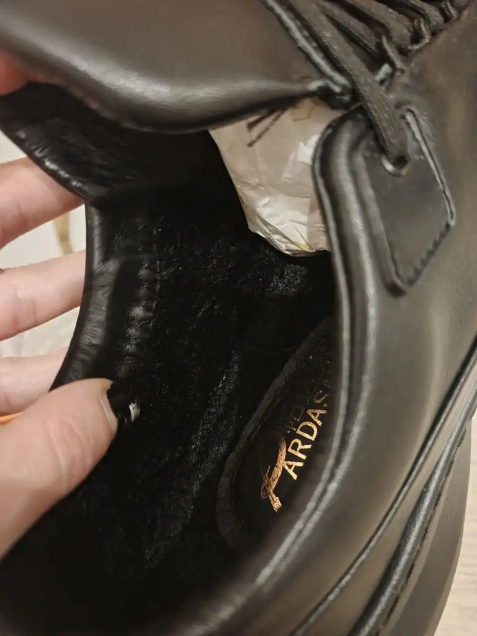 Кожаные утепленные кроссовки премиум Китай