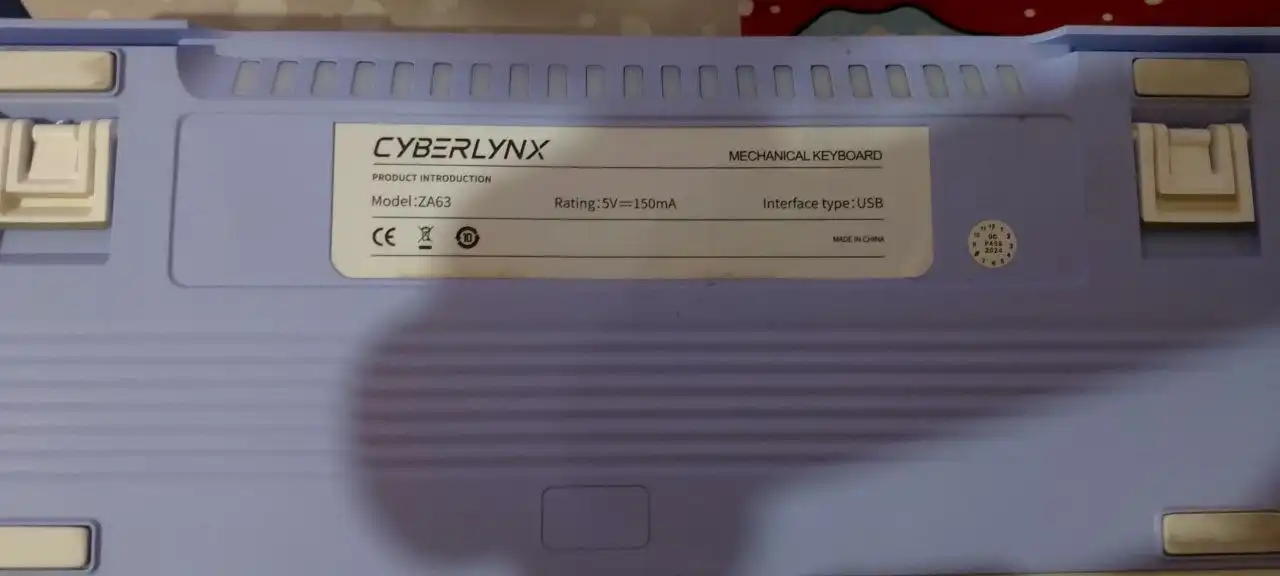 Игровая механическая клавиатура CyberLynx Za63