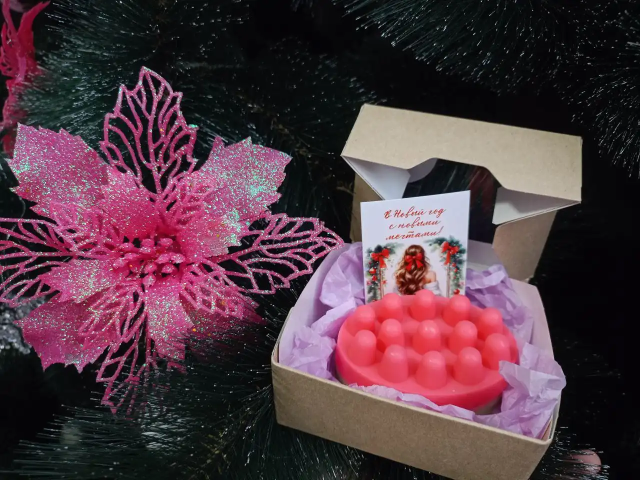 Массажное мыло ручной работы