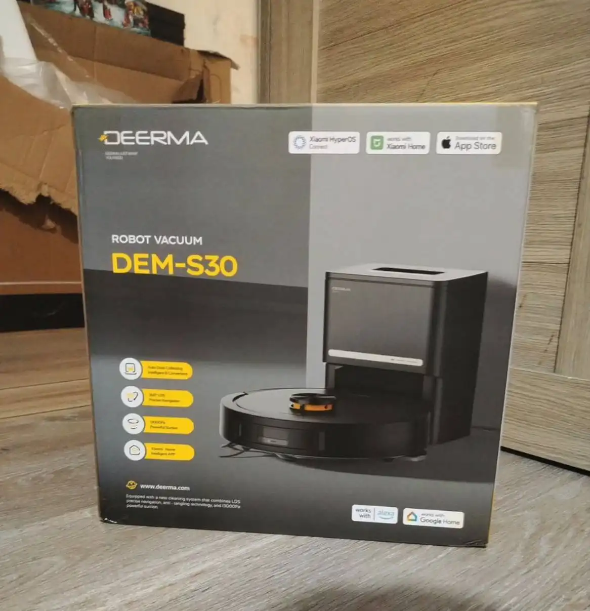 Робот пылесос Deerma S30 со станцией самоочистки - Бытовая техника (Электроника) в Братск