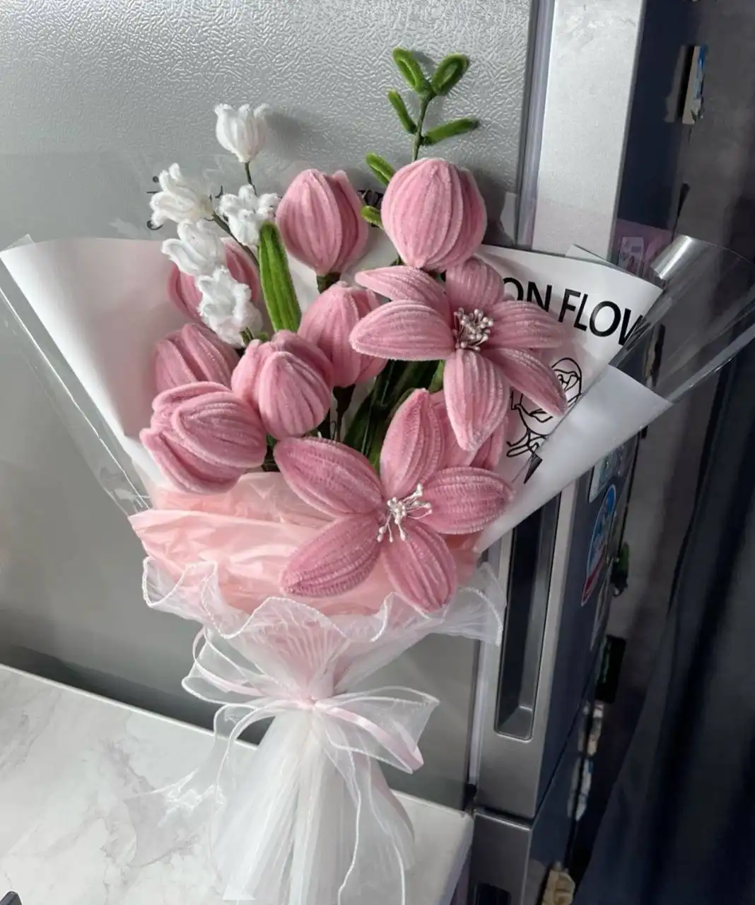 Букеты из синельной проволоки к 8 марта - Рукоделие (Барахолка) в Братск