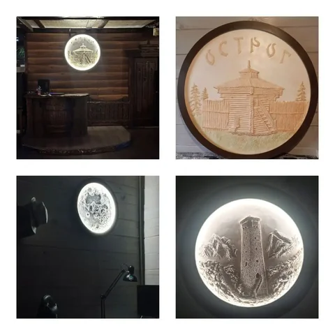 Авторские картины-светильники барельеф из гипсовой штукатурки - Детские товары в Братск