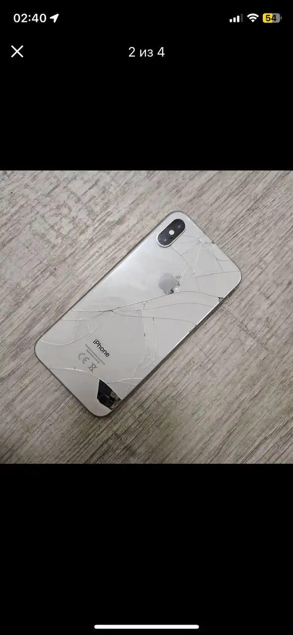 Продажа/обмен смартфона iPhone X 64GB с повреждениями - Смартфоны (Электроника) в Братск