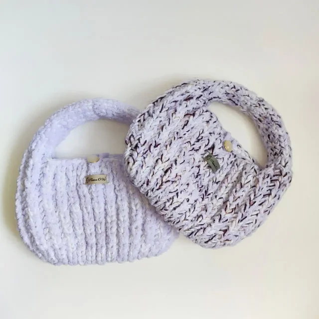 Вязаная сумка с короткой ручкой - Головные уборы в Братск