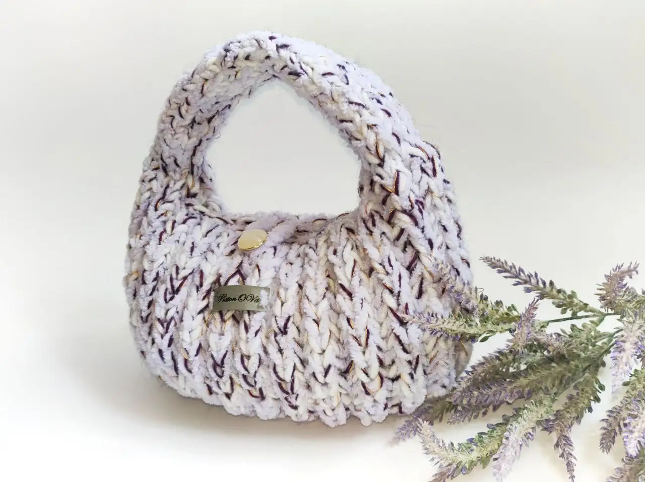 Вязаная сумка с короткой ручкой - Сумки (Одежда) в Братск