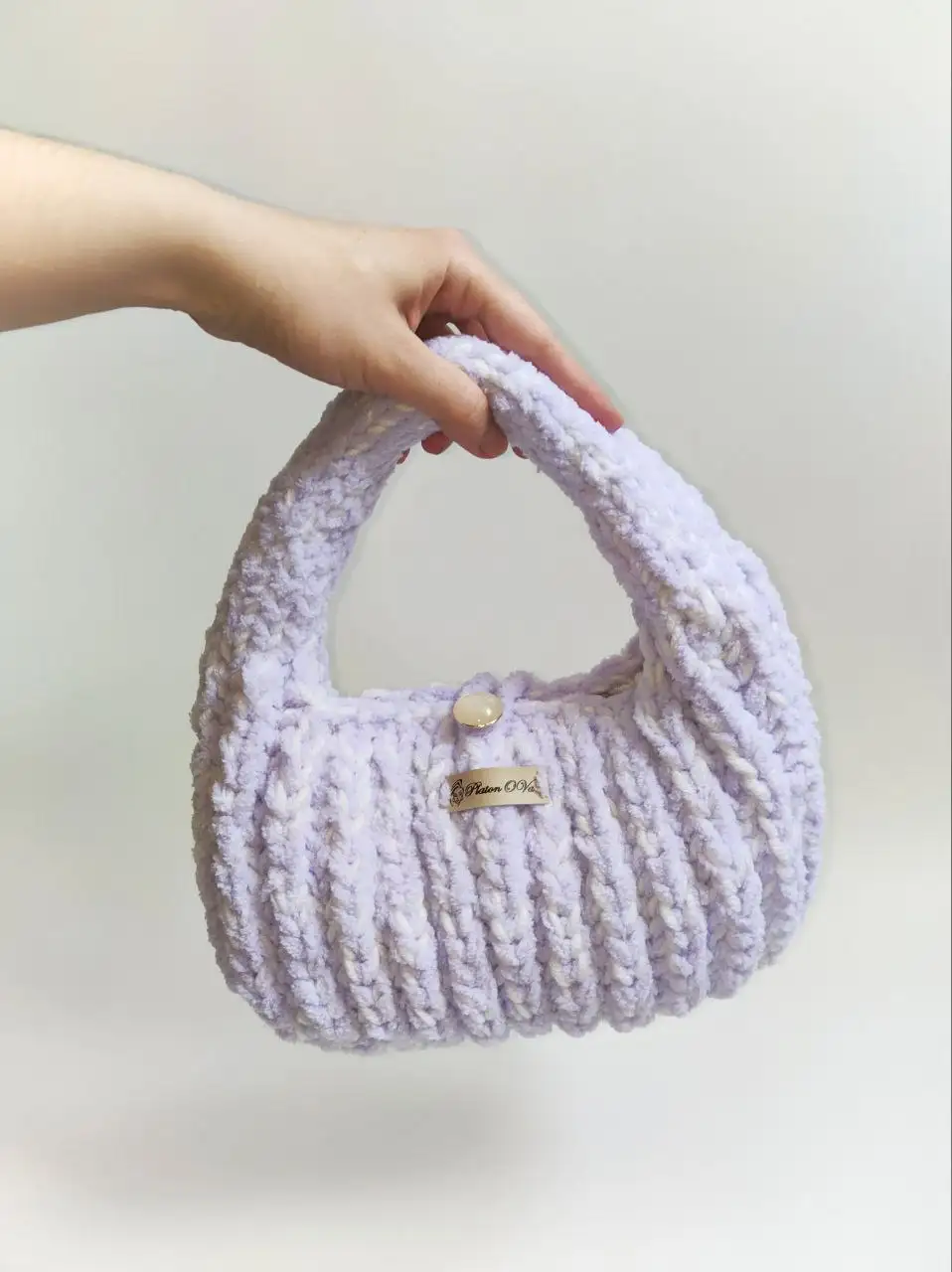 Вязаная сумка с короткой ручкой - Сумки (Одежда) в Братск