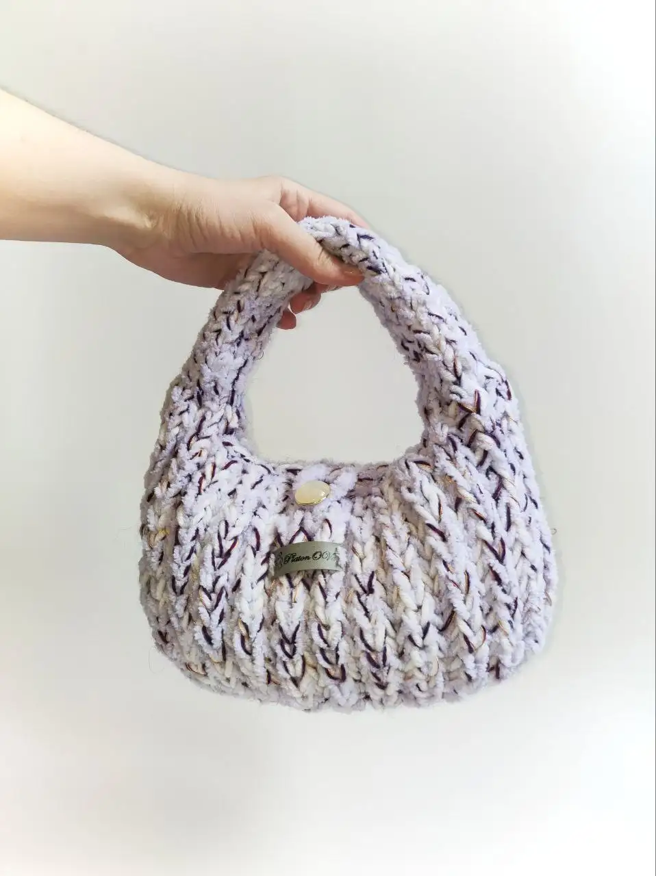 Вязаная сумка с короткой ручкой - Сумки (Одежда) в Братск