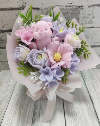 Ароматный букет с Мишкой - Игровые предметы/аккаунты в Братск