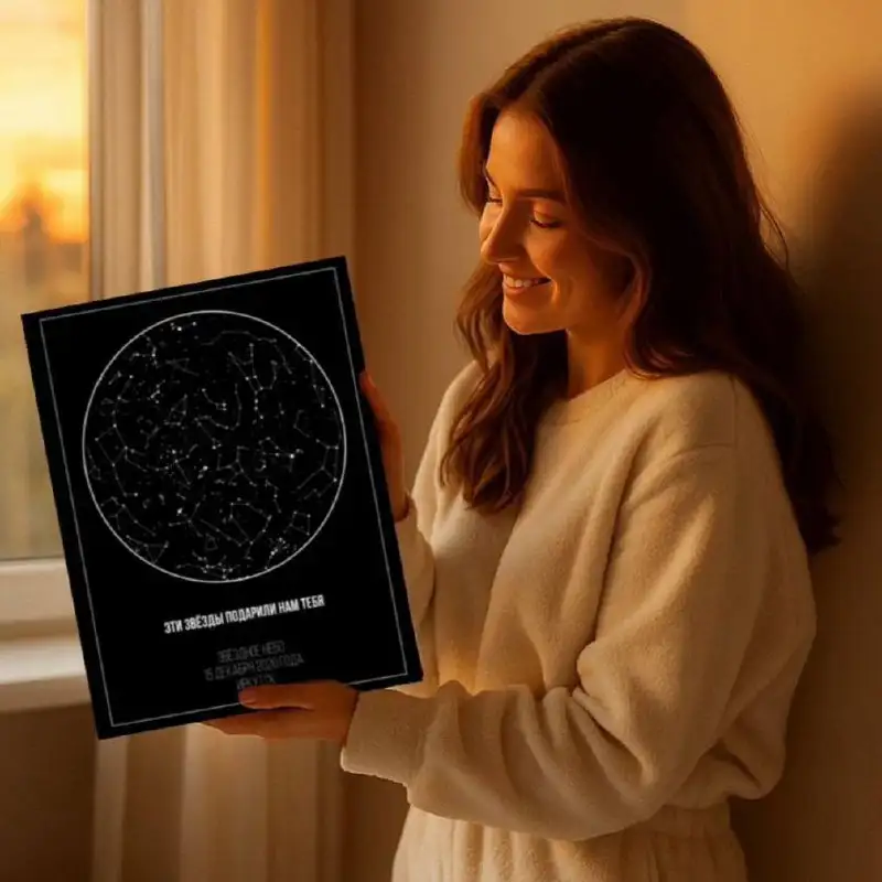 Картина звёздного неба на 8 марта - Подарки ручной работы (Хобби и отдых) в Братск