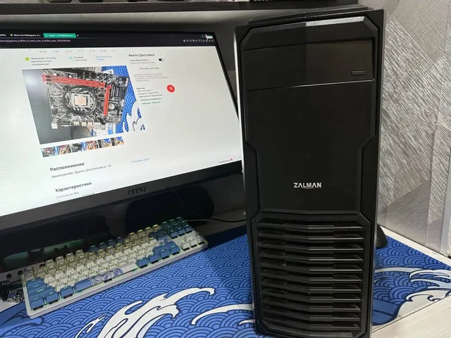 Корпус Zalman ZM-T4 black mATX - Компьютерные корпуса в Братск