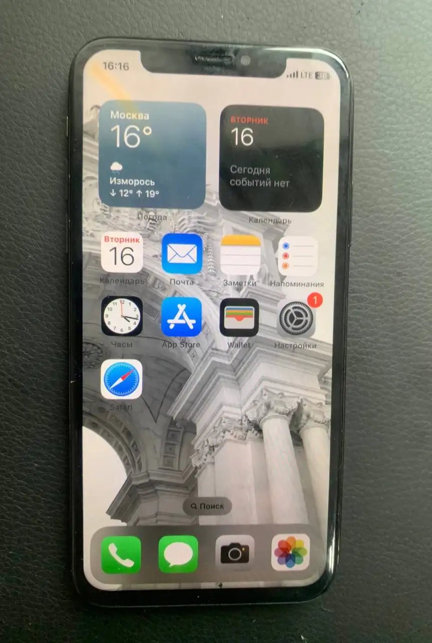 iPhone X с заменённым аккумулятором - Смартфоны (Электроника) в Братск