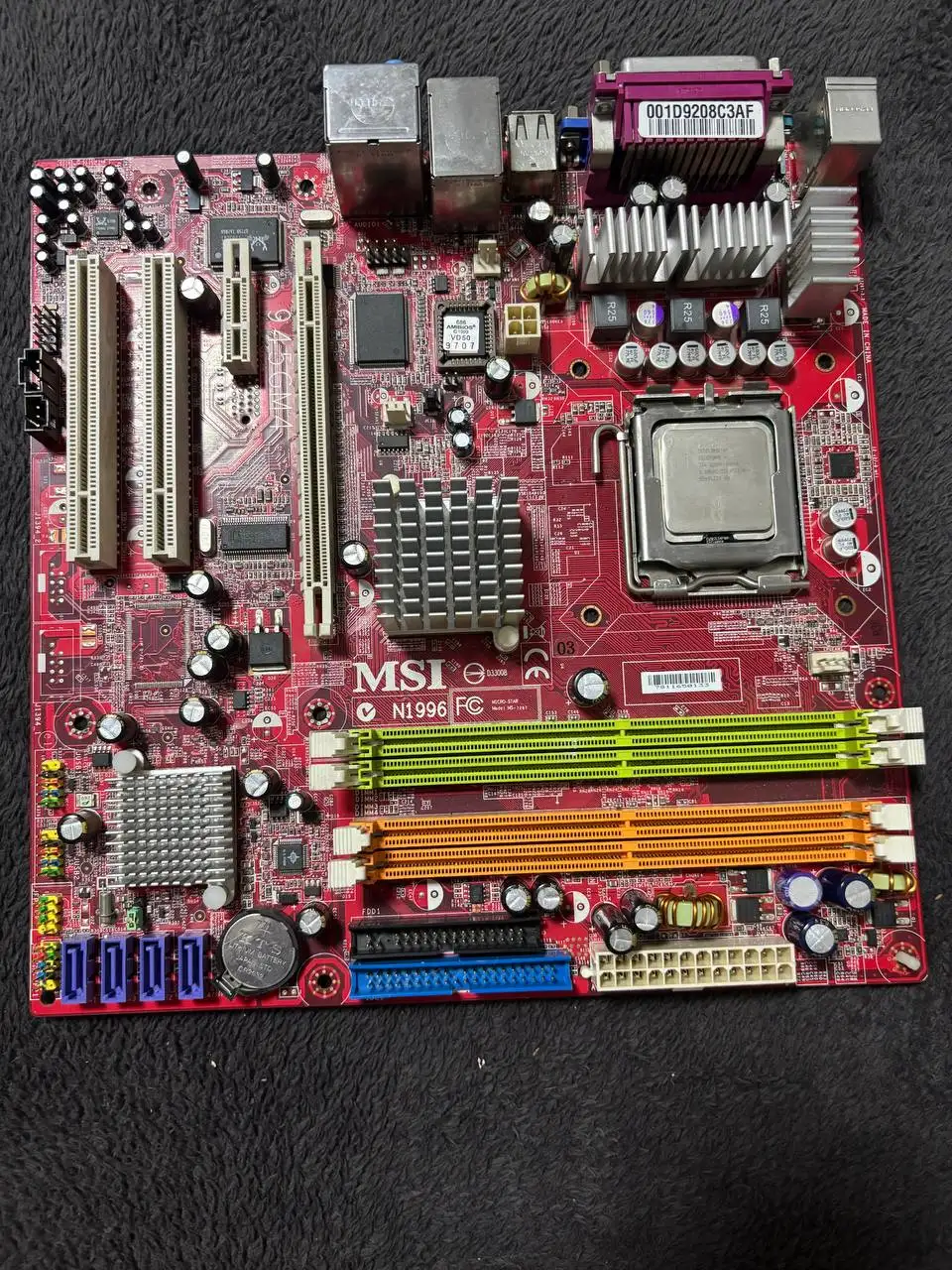 Материнская плата 945GM4-F с процессором Intel Celeron, видеокартой GeForce 210 и ОЗУ - Комплектующие (Электроника) в Братск