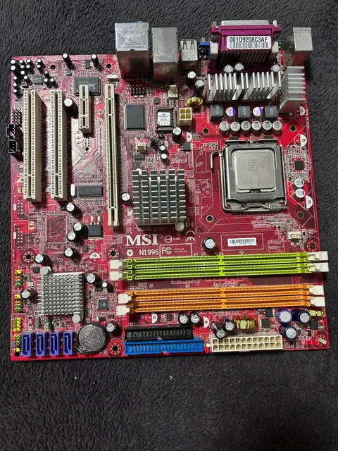 Материнская плата 945GM4-F с процессором Intel Celeron, видеокартой GeForce 210 и ОЗУ - Игры и консоли в Братск