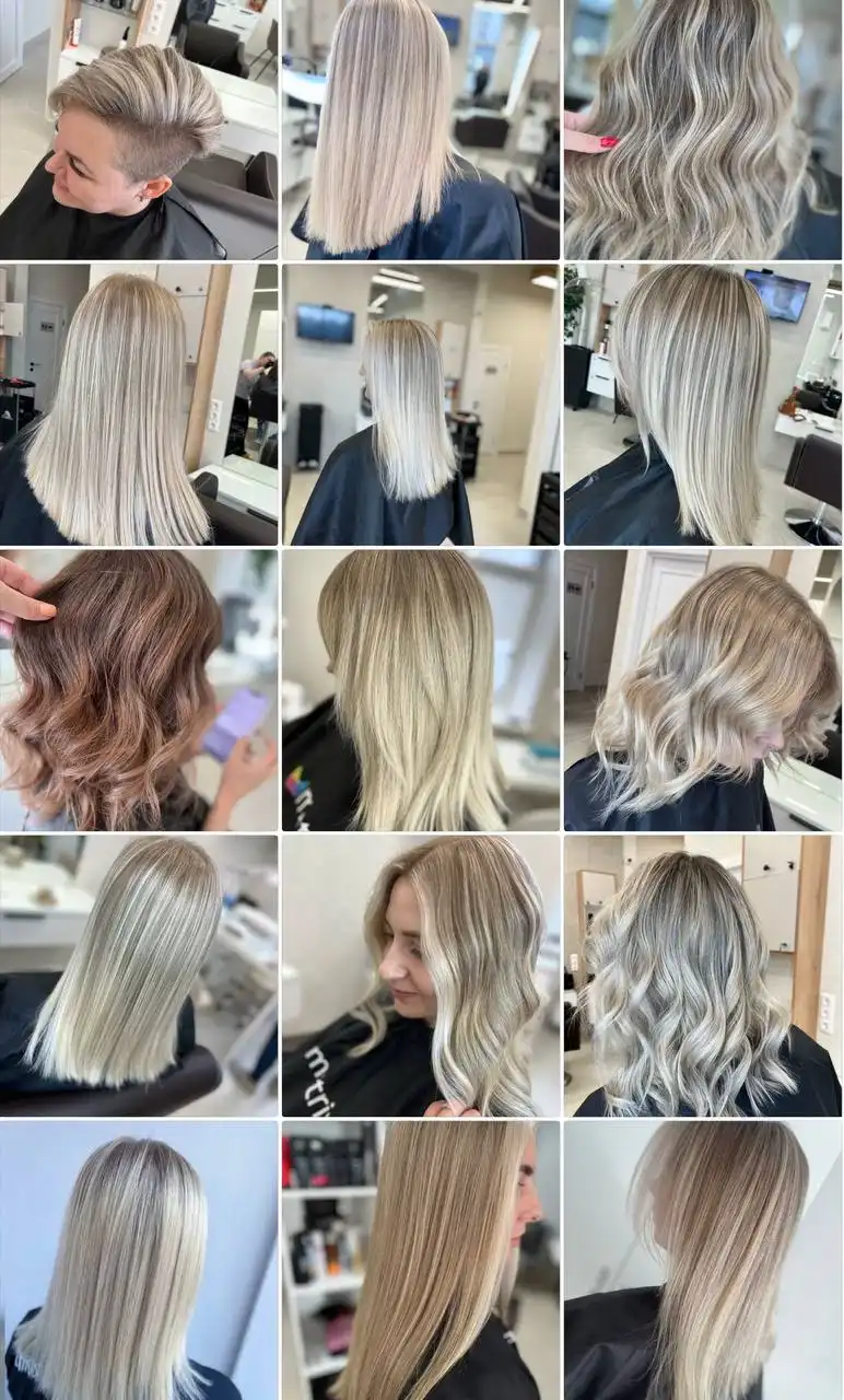 Окрашивание волос в салоне красоты Фрейя