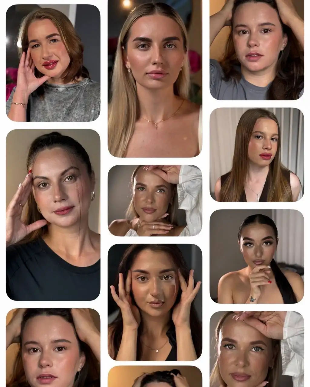 Набор моделей для перманентного макияжа