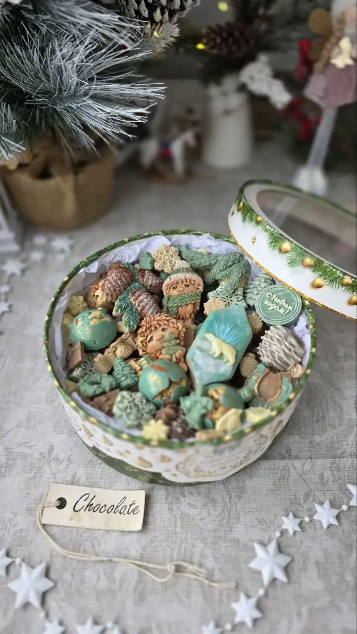 Шоколадные подарки от Maria.chocolate на Новый год