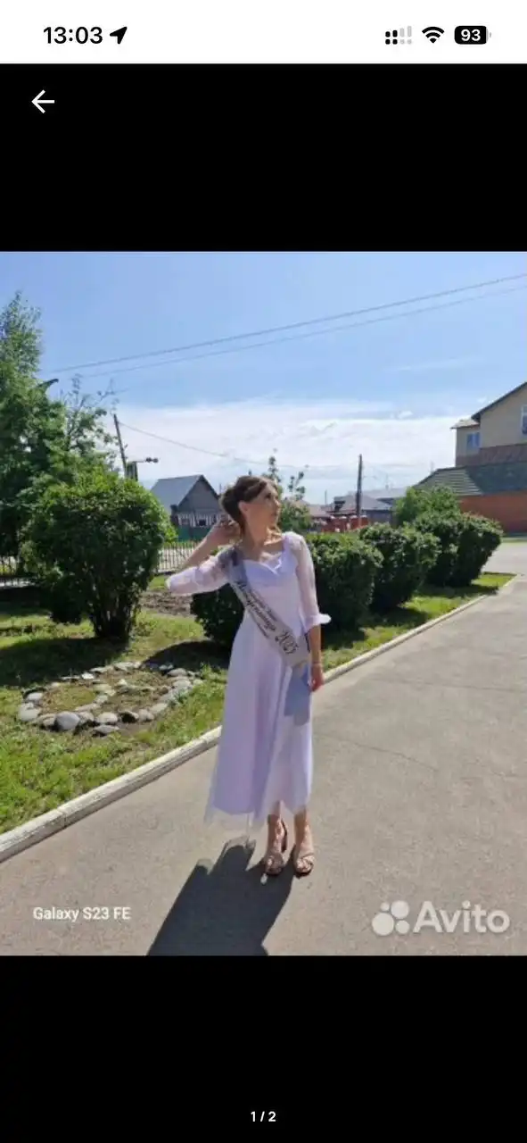 Женское вечернее платье белое 42-44 - Платья (Одежда) в Барнаул