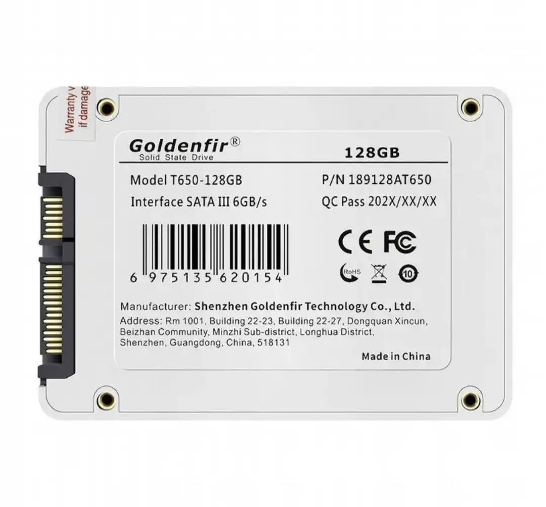 SSD 128gb Goldenfir - Компьютерные комплектующие (Электроника) в Барнаул