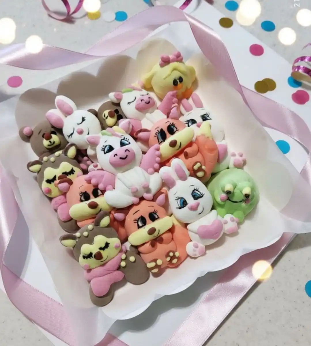 Набор маршмеллоу ручной работы ко Дню матери