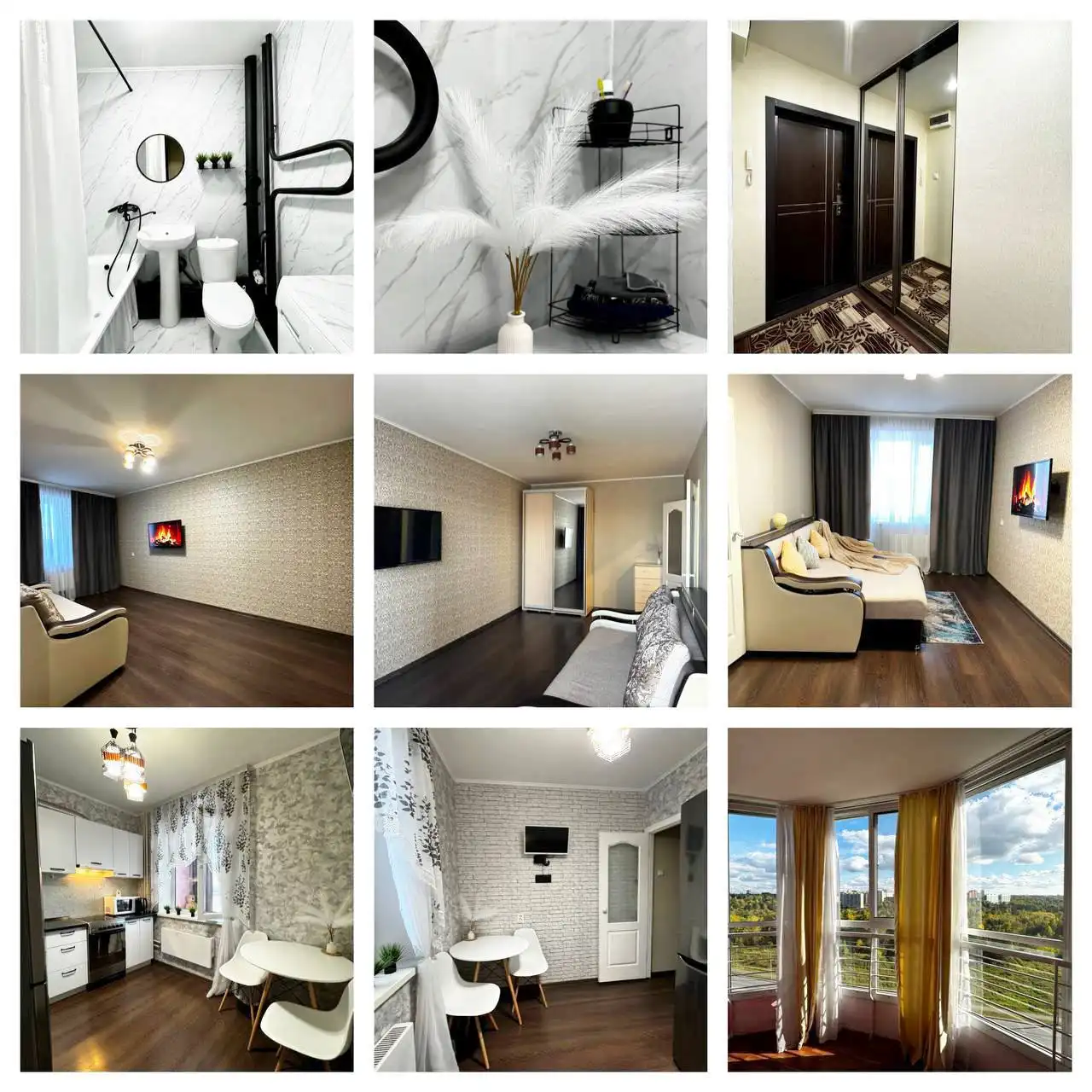 Однокомнатная квартира с видом на лес в мкрн Подсолнухи