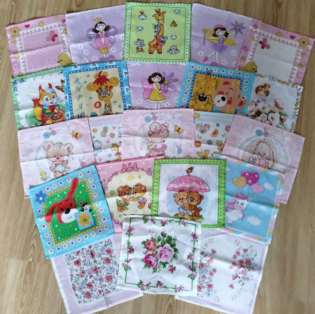 Носовые платочки 100% хлопок 20*20см производство Россия