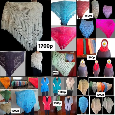 Продажа вязаных шарфов, шалей и снудов - Комбинезоны в Томск