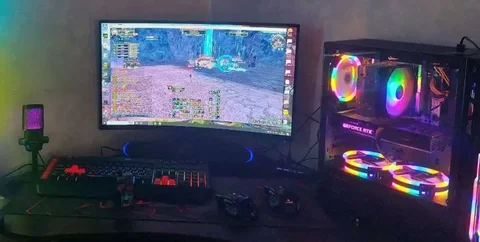 Компьютерный комплект: процессор E5 2680 V3, видеокарта 3060, монитор 27" - Электроника в Томск