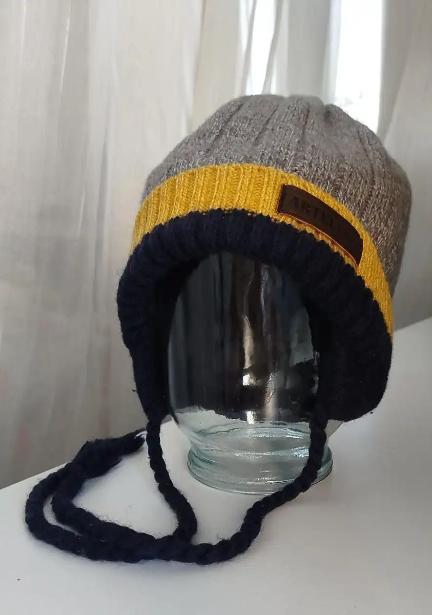 Детская шапка на мальчика, размер 52, шерсть+пан - Детская одежда (Одежда) в Томск