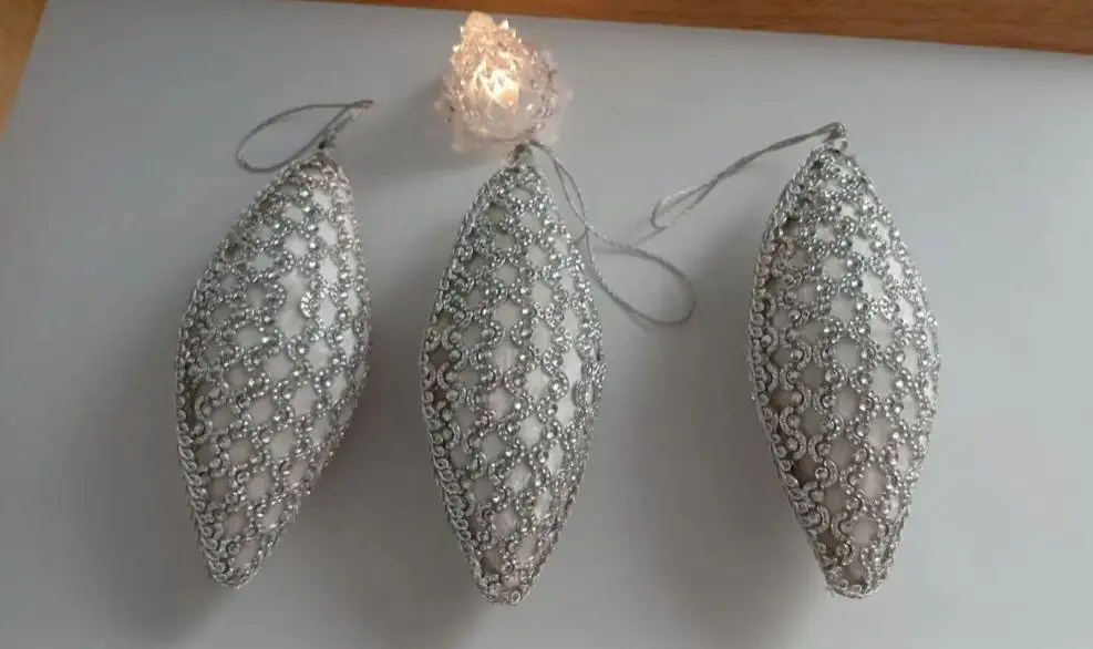 Елочное украшение Конус 14см Karlsbach - Елочные украшения (Барахолка) в Томск