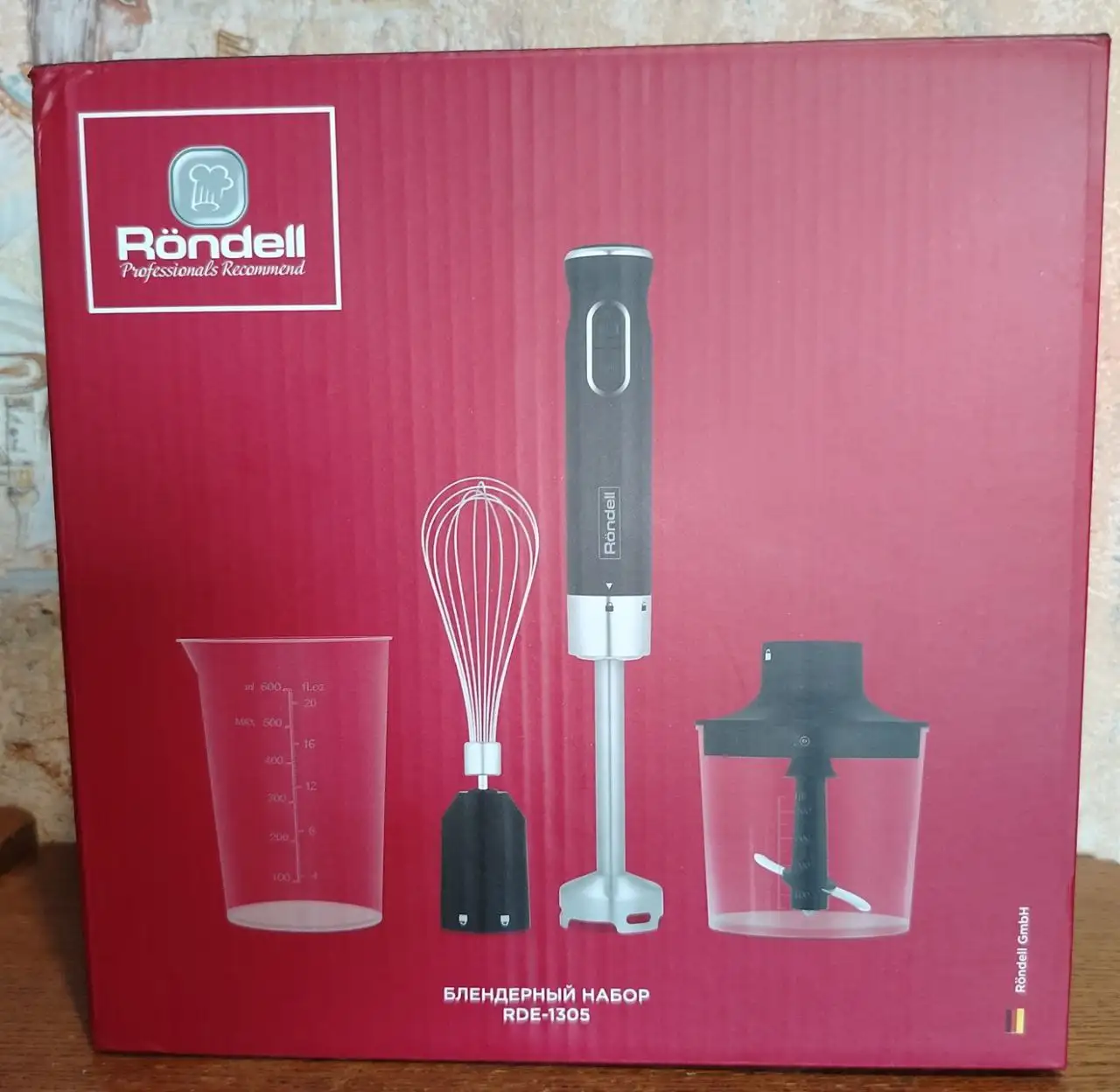 Новый погружной блендер Rondell RDE-1305 - Кухонная техника (Электроника) в Томск