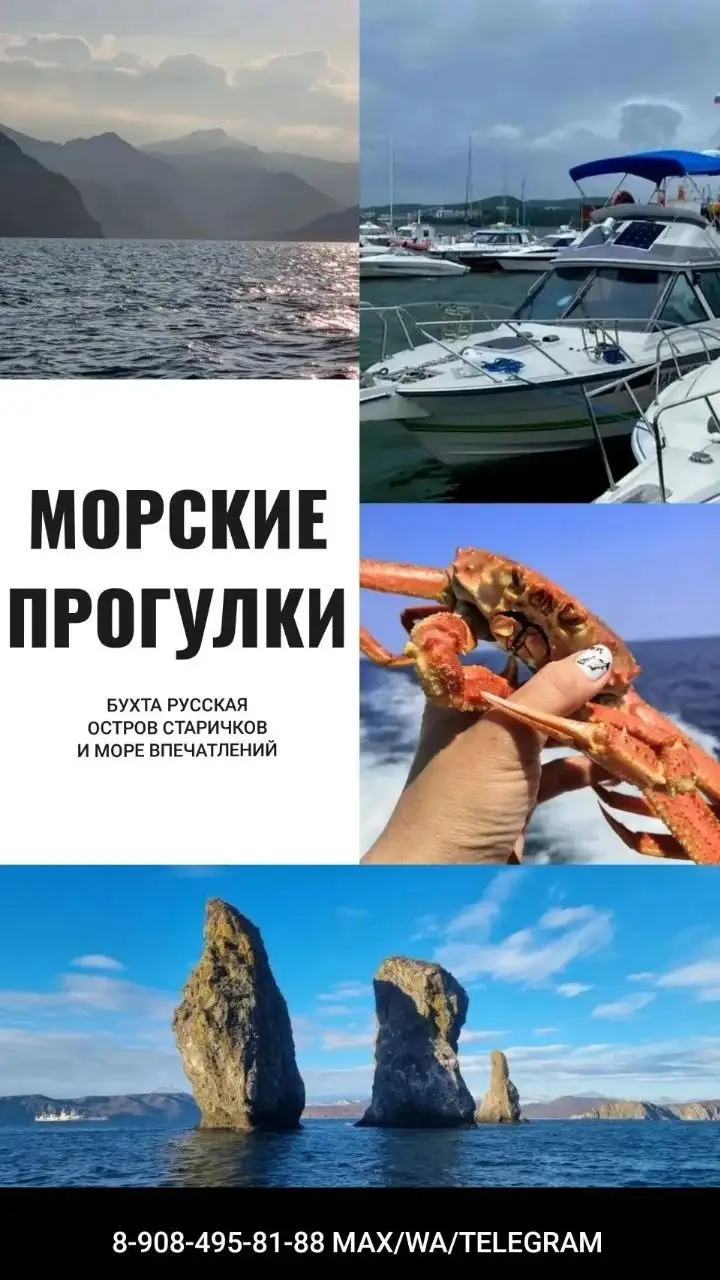 МОРСКИЕ ПРОГУЛКИ НА КАМЧАТКЕ - Рыбалка, крабы и дикая природа - Туристические услуги (Услуги) в Томск