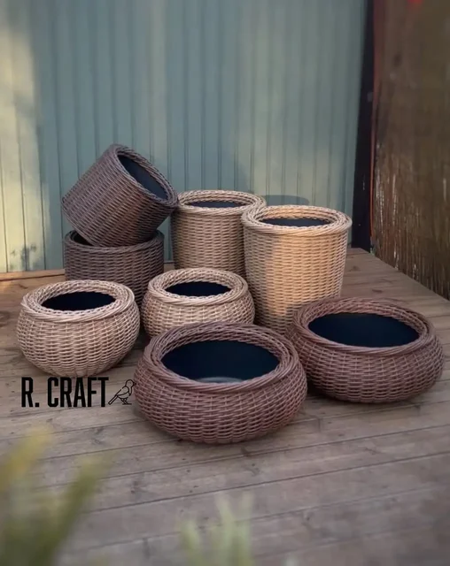 Изделия из искусственного ротанга от семейной мастерской R.CRAFT - Строительные услуги в Томск