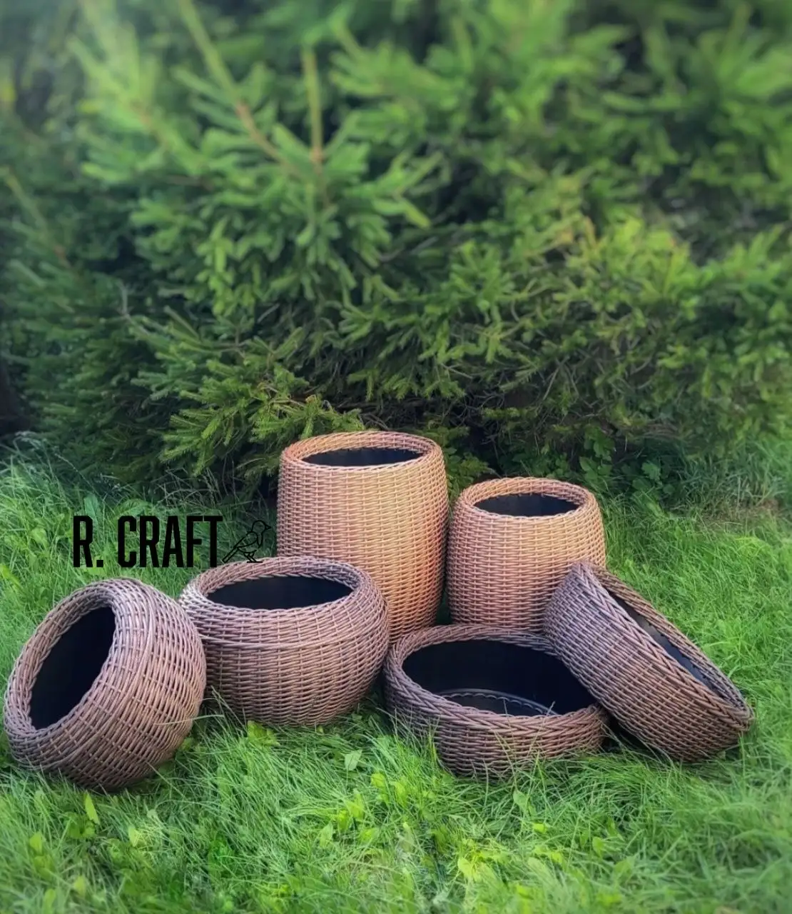 Изделия из искусственного ротанга от семейной мастерской R.CRAFT - Изделия ручной работы (Услуги) в Томск