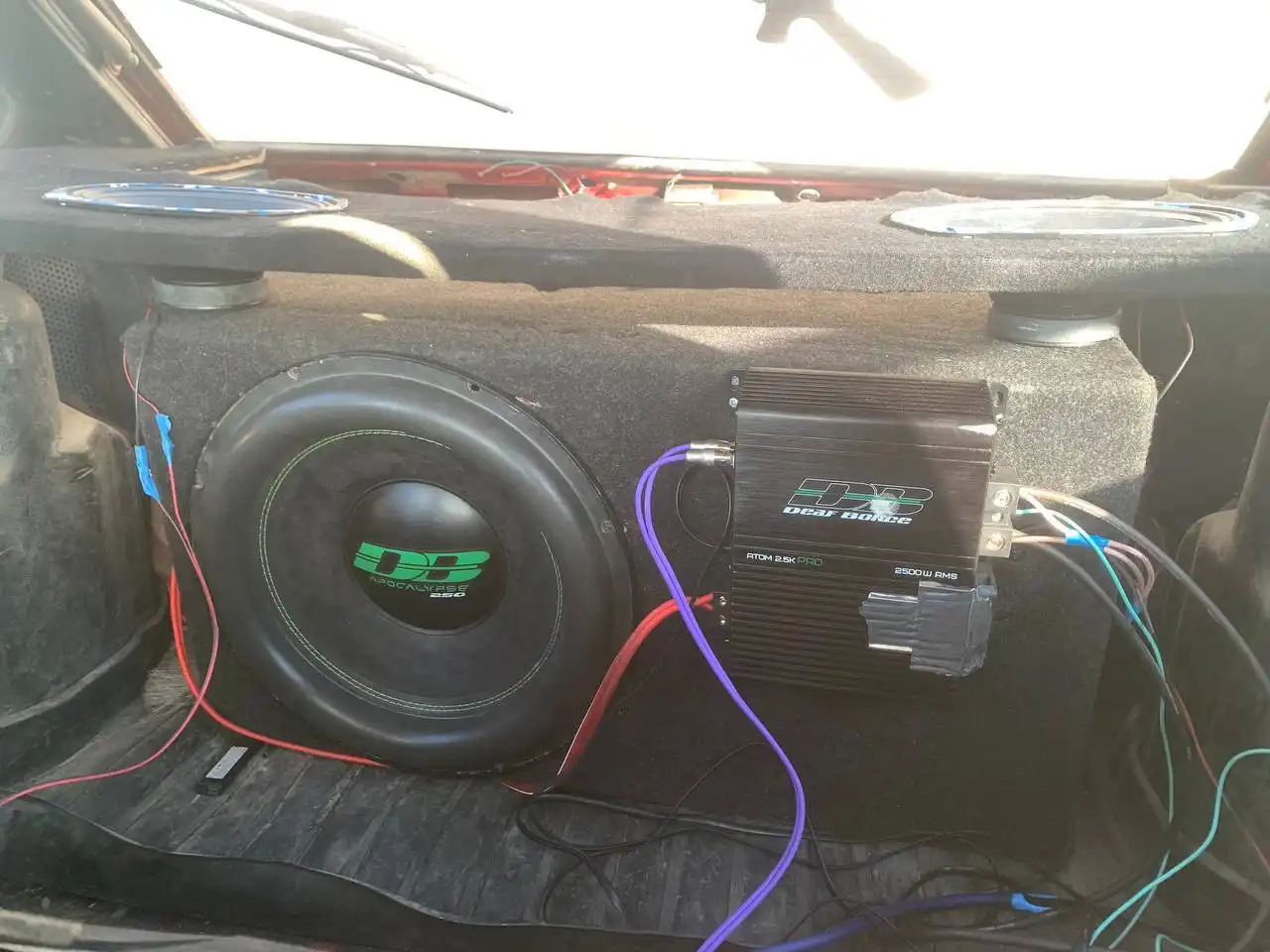 Продажа автозвука db sa-255 d2 и db atom 1.2500 pro