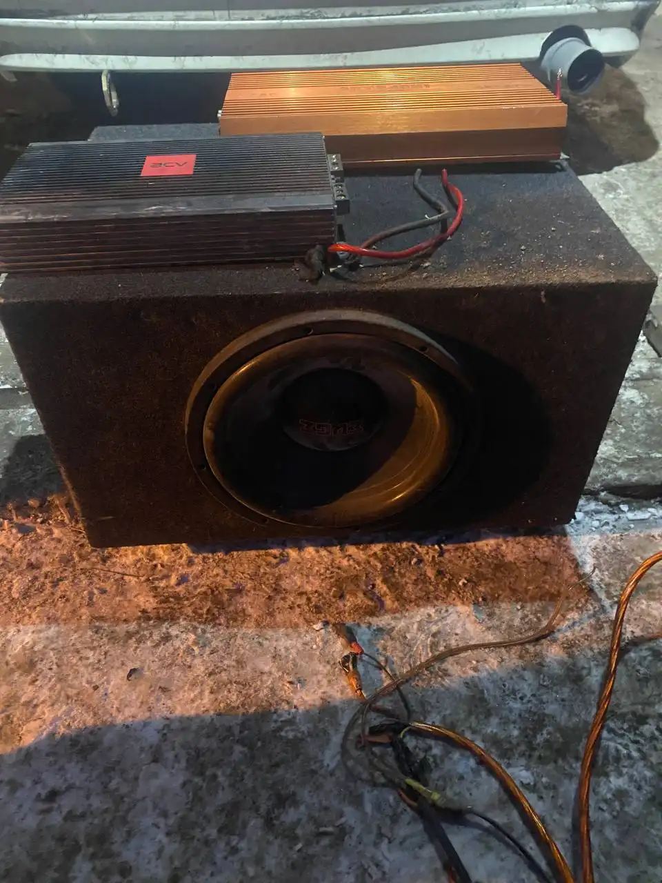 Продажа сабвуфера и усилителя